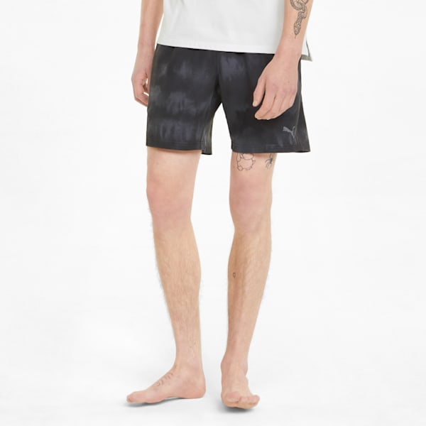 Studio Printed 7" Men's Training Shorts, Puma Black-AOP, extralarge